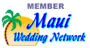 Proud member of the Maui Wedding Network